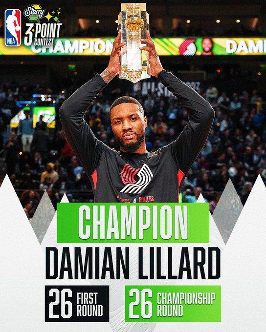 KAIYUN-利拉德赛前便豪言夺冠 三分大赛上演绝杀时刻